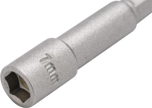Steckschlüsseleinsatz m.6-KT.-Antr.SW 10mm L.60mm m.Magnet TECWERK