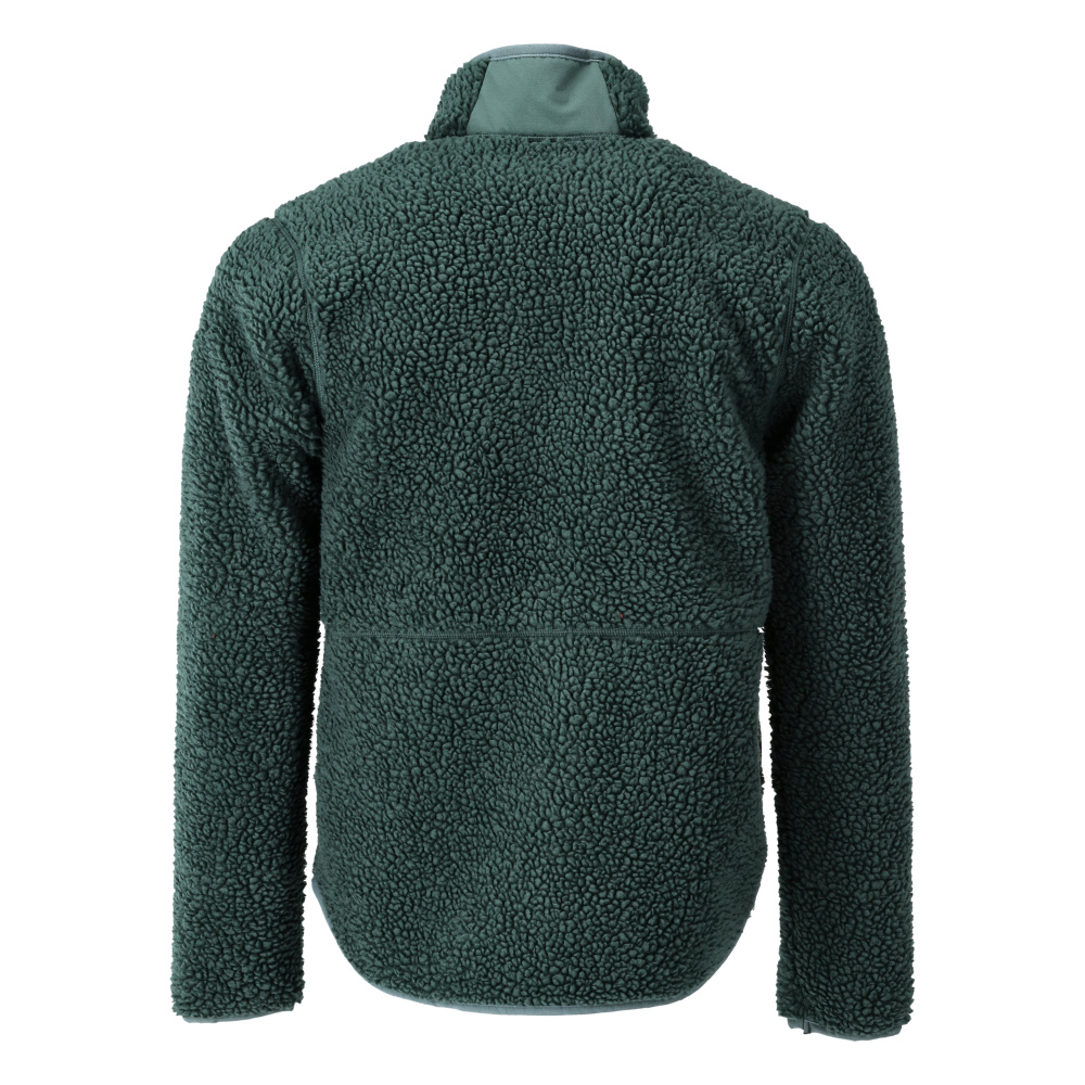 Faserpelz Jacke mit Reißverschluss CUSTOMIZED Waldgrün XL