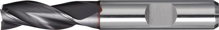 Bohrnutenfräser DIN 844 Typ N Schneidenanzahl 3 lang TiCN-beschichtet 10 mm 22 mm 72 mm 30 mm