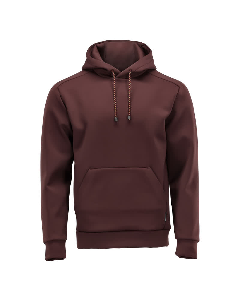 Fleece Kapuzenpullover CUSTOMIZED Bordeaux 2XL
