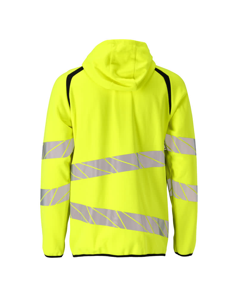 Kapuzenpullover mit Reißverschluss ACCELERATE SAFE Hi-vis Gelb/Schwarz XS