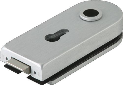 Glastürschloss STUDIO Rondo LM silber elox.PZ DIN L/R DORMA-GLAS