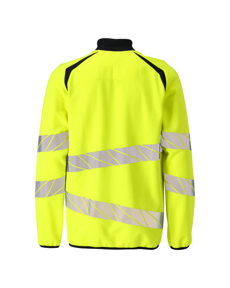 Sweatshirt mit Reißverschluss ACCELERATE SAFE Hi-vis Gelb/Schwarzblau 4XL