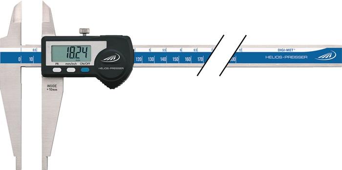 Werkstattmessschieber DIN 862 DIGI MET® digital 300 mm 90 mm 1330522 mit Messerspitzen