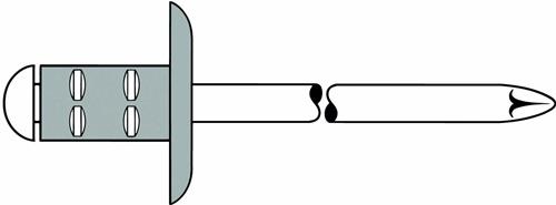 Blindniet PolyGrip® Nietschaft dxl 4,8x10mm K16 Alu./STA 250 St.GESIPA
