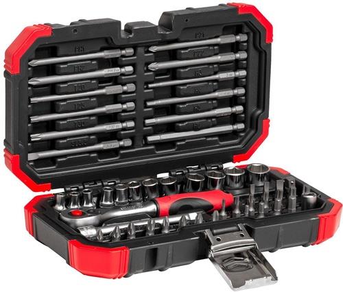 Bit-/Steckschlüsselsortiment R33003051 51-tlg.1/4 Zoll SW 4-14mm Z.72 GEDORE RED