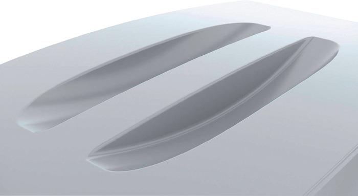 Deckel passend für Wertstoffsammler 60 l mit Griff grau