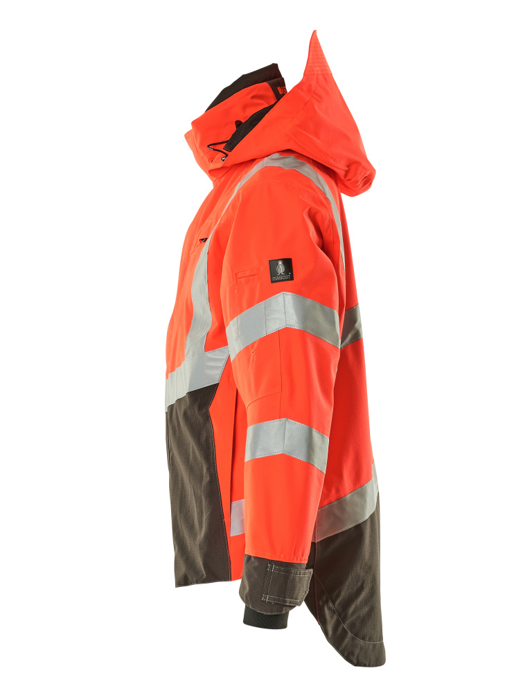Hardshelljacke SAFE SUPREME Hi-vis Rot/Dunkelanthrazit 3XL