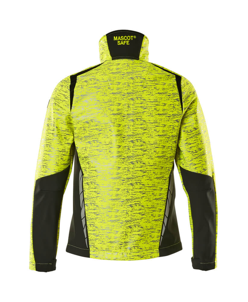 Damen-Passform Softshelljacke ACCELERATE SAFE Hi-vis Gelb/Schwarz 2XL