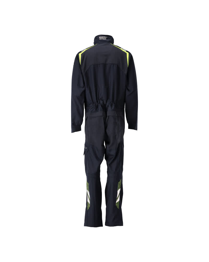 Overall mit Knietaschen ACCELERATE MULTISAFE Schwarzblau/Hi-vis Gelb XL