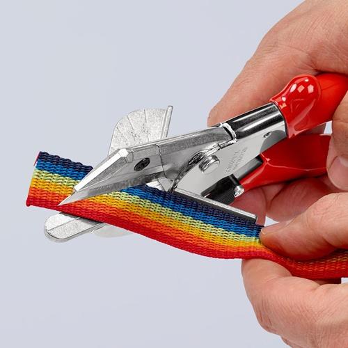 Gehrungsschere L.215mm Klingen-L.56mm KNIPEX