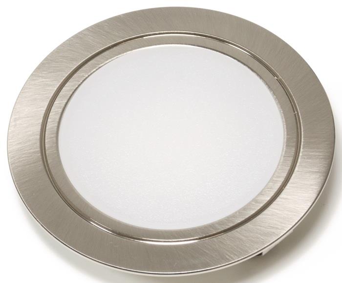 Einbauleuchte Chip HE 58 Emotion 24 V DC 2,5 W Edelstahl, gebürstet