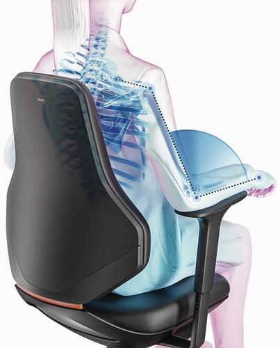 Armlehne f.Arbeitsdrehstuhl Texon Multifunktional schwarz BIMOS