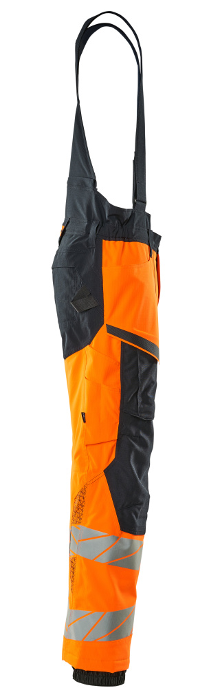 Winterhose ACCELERATE SAFE Hi-vis Orange/Schwarzblau L