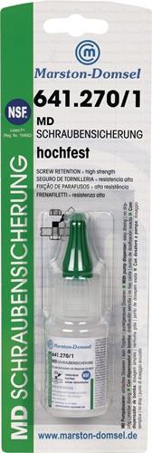Schraubensicherung 641.270/1 20g hf.mv.grün S6 Flasche MARSTON