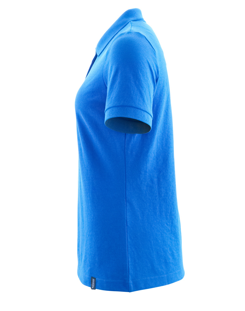 Damen-Passform Polo-Shirt CROSSOVER Azurblau 2XLONE