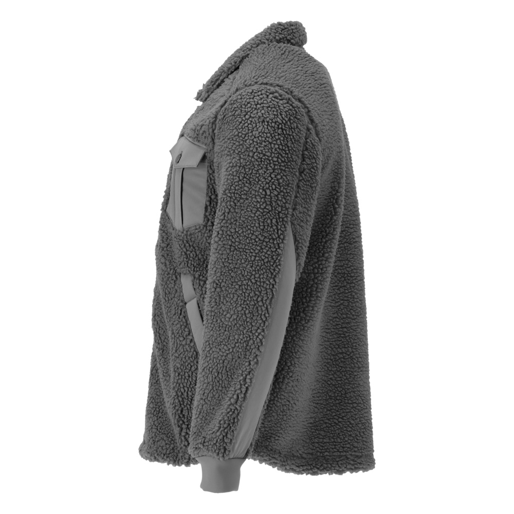 Faserpelz Hemd CUSTOMIZED Anthrazitgrau XL