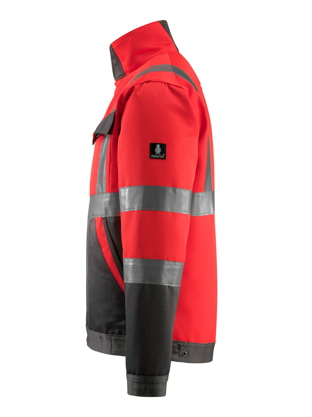 Jacke SAFE LIGHT Hi-vis Rot/Dunkelanthrazit L