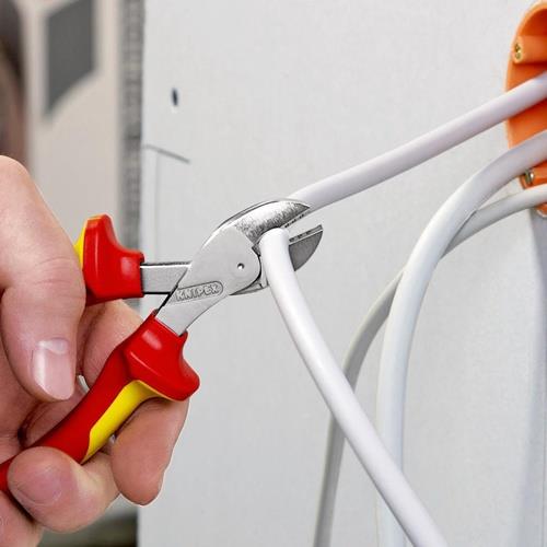 Kompaktseitenschneider X-Cut® L.160mm VDE Mehrkomp.-Hüllen VDE KNIPEX