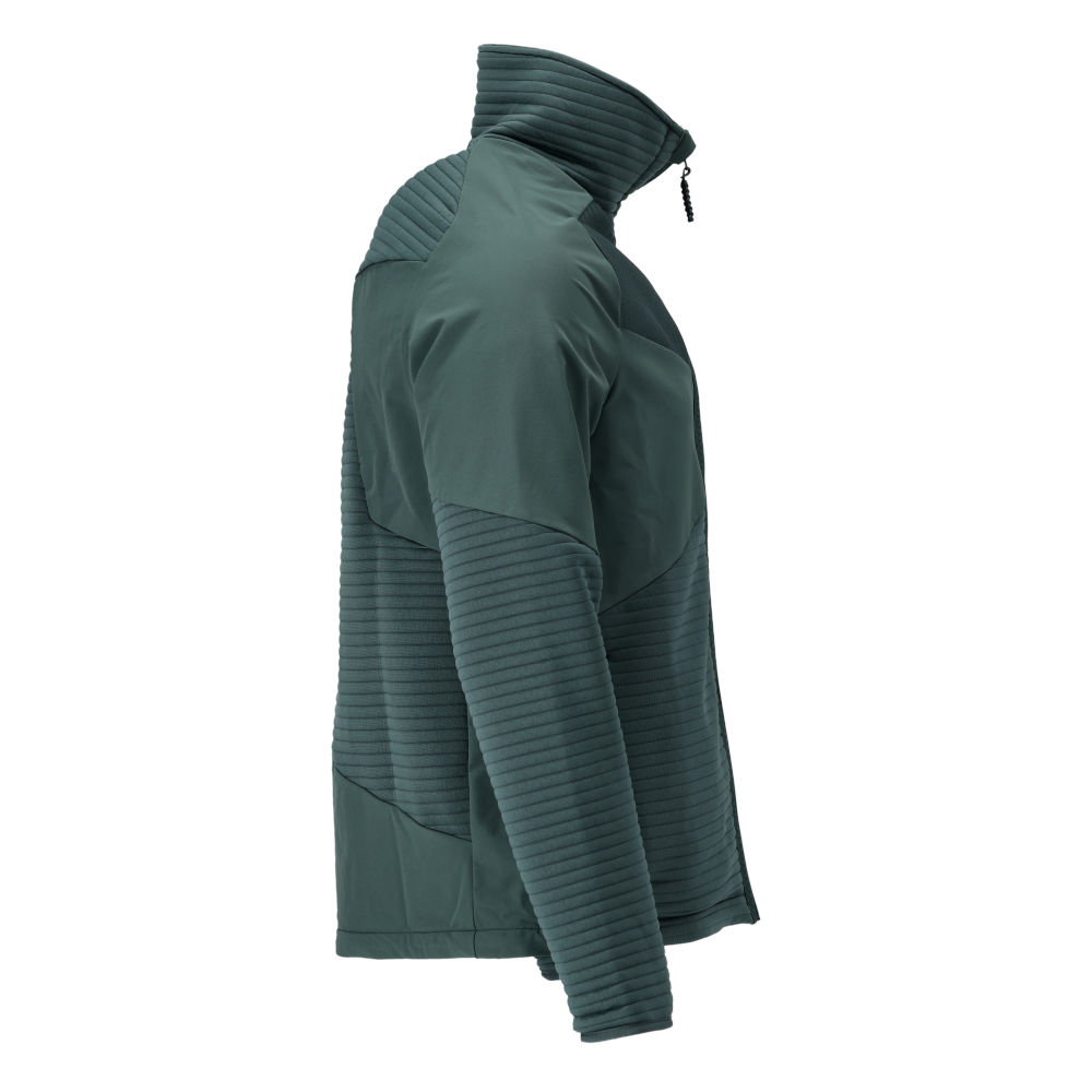 Fleecepullover mit Reißverschluss und Futter CUSTOMIZED Waldgrün M
