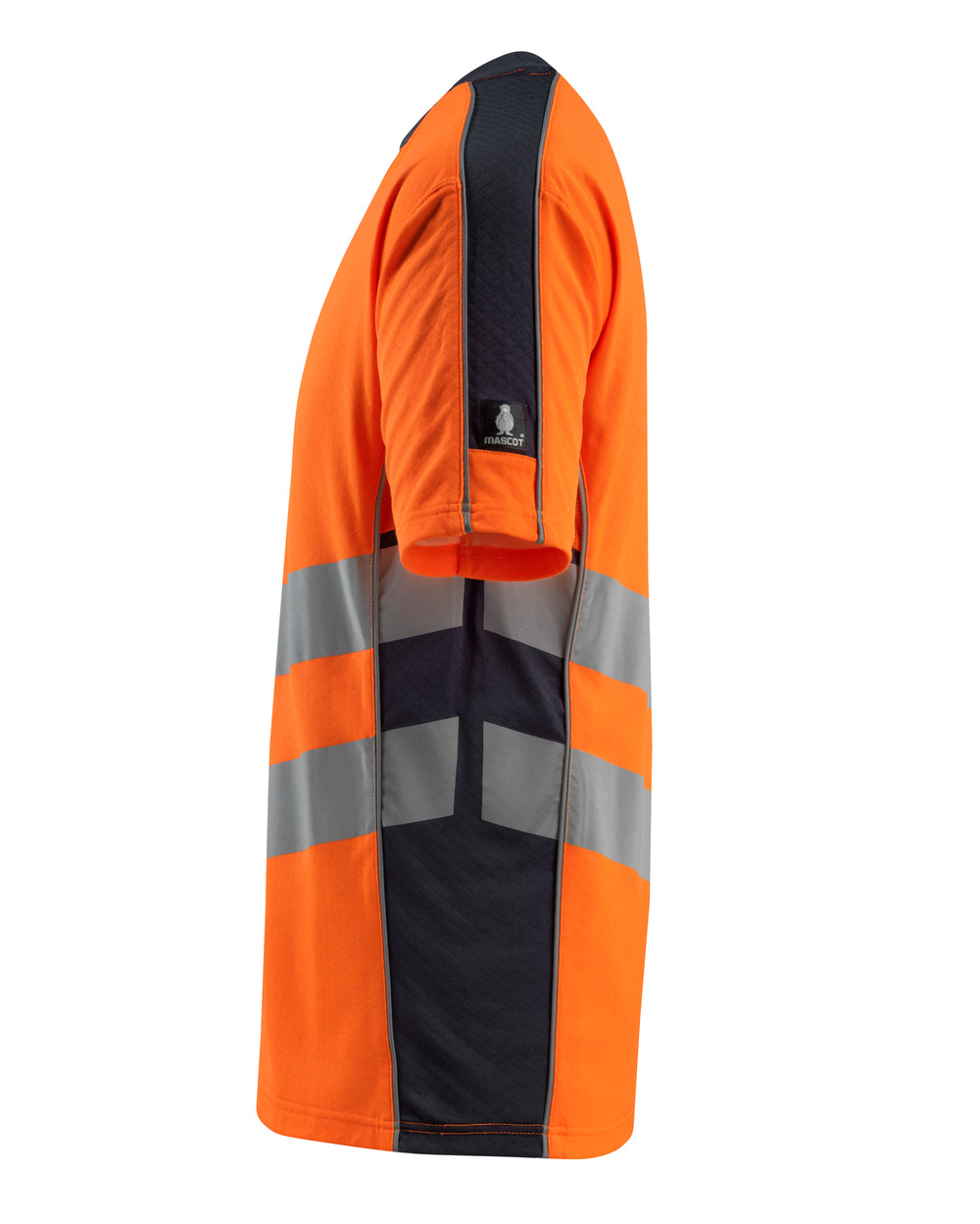 T-Shirt SAFE SUPREME Hi-vis Orange/Schwarzblau 4XL