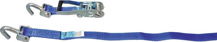 PKW-Zurrgurt DIN EN 12195-2 Länge 2,6 m Breite 35 mm mit Handhebel + Fingerwirbelhaken LC U 3000 daN DOLEZYCH