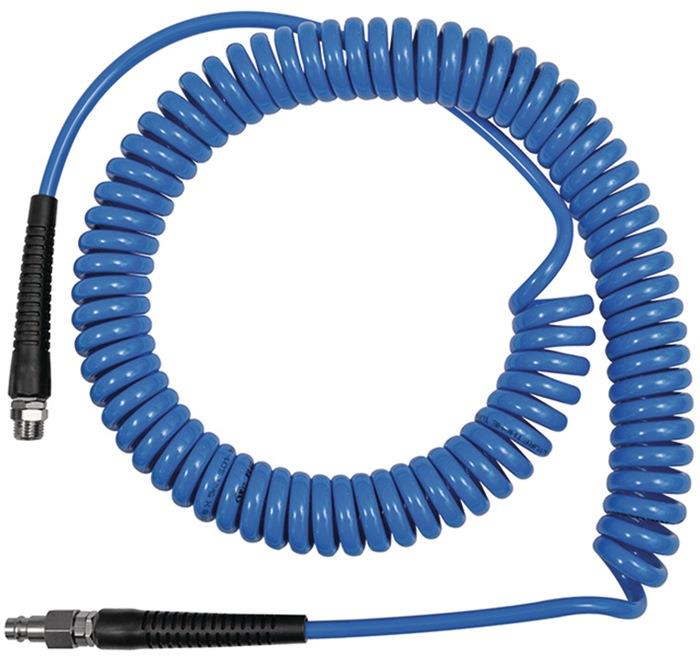 Spiralschlauchset Rolle 6,5 mm 10 mm 1,75 mm 11 bar 6 m G 1/4 ″ 13,16 mm