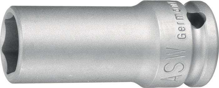 Kraftschraubersteckschlüsseleinsatz 720 L 1/2 ″ 6 Kant 10 mm DIN 3121 - G 12,5, DIN / ISO 691