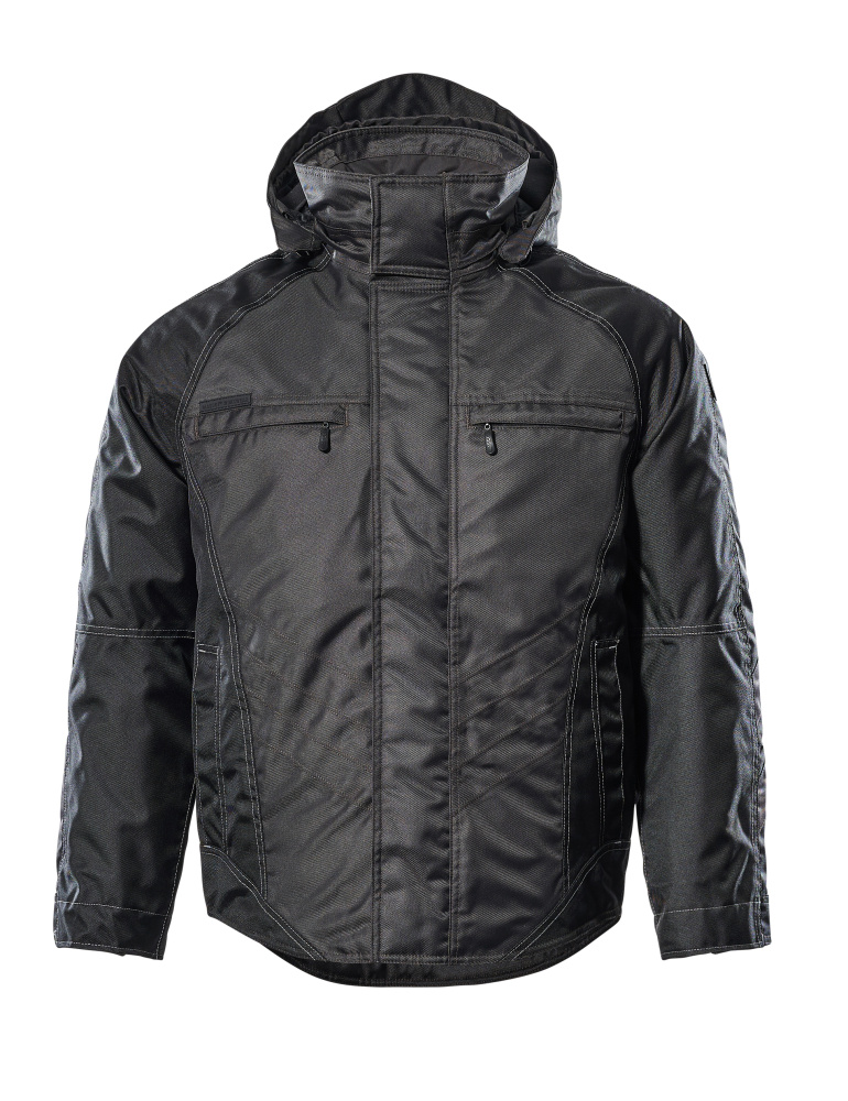 Winterjacke UNIQUE Dunkelanthrazit/Schwarz L