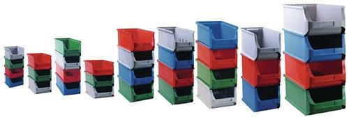 Sichtlagerkasten Profi-Plus L100xB102xH60mm PP blau ALLIT