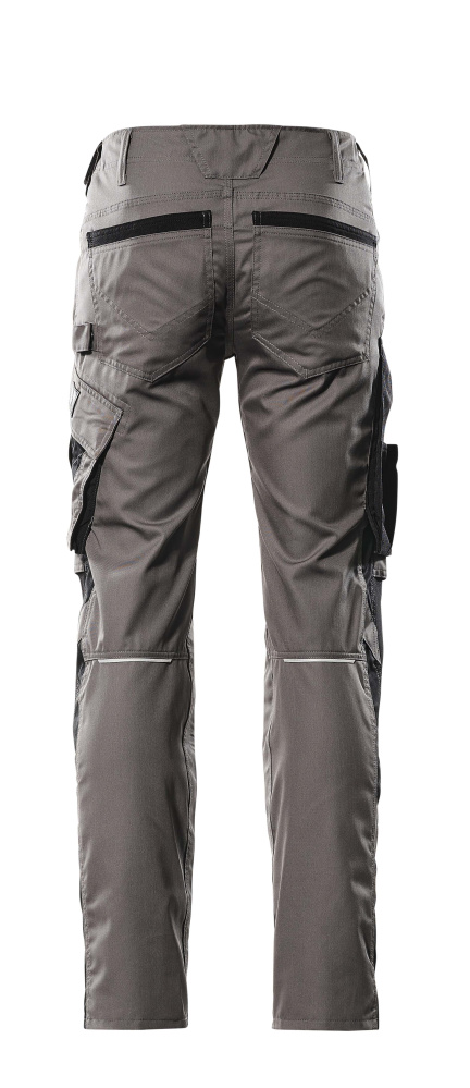 Hose mit Knietaschen UNIQUE Anthrazit/Schwarz 82C44