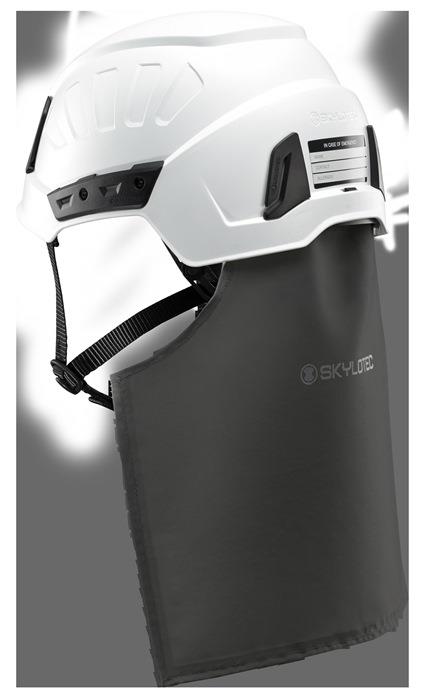 Nackenschutz NECKX Größe universal schwarz Canvas-Gewebe SKYLOTEC