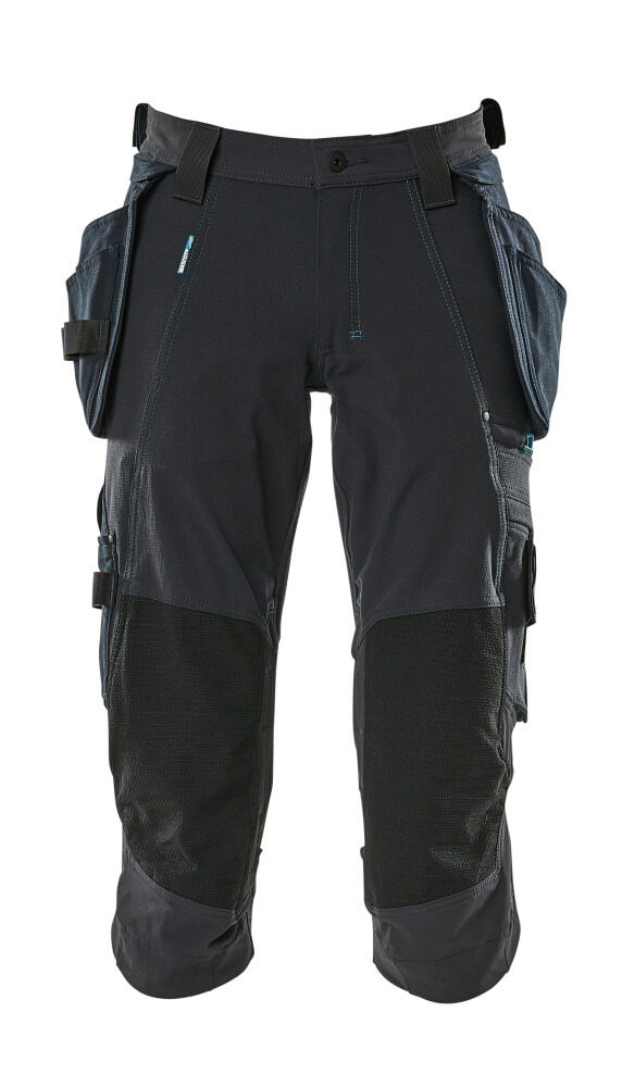 Dreiviertel-Hose mit Hängetaschen ADVANCED Schwarzblau C42