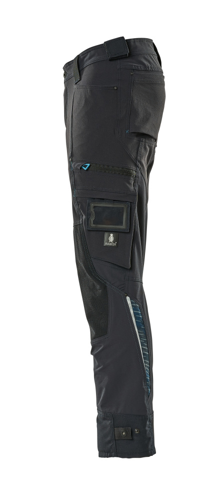Hose mit Knietaschen ADVANCED Schwarzblau 76C42
