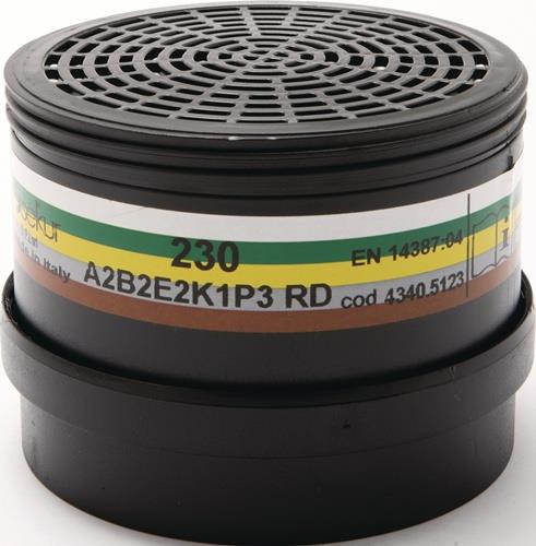 Mehrbereichskombifilter 230 A2B2E2K1-P3 f.2 St./Btl.EKASTU
