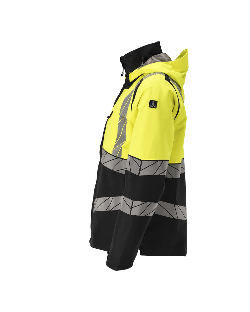 Hardshelljacke ACCELERATE SAFE Schwarz/Hi-vis Gelb 2XL