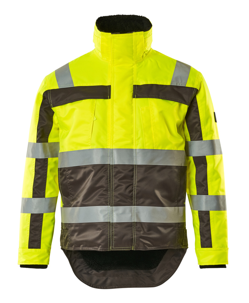 Winterjacke SAFE COMPETE Hi-vis Gelb/Anthrazit 2XL
