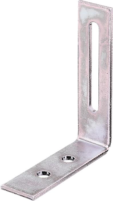 Verstellwinkel Länge 65 x 80 mm Breite 20 mm Stärke 2,5 mm Stahl roh galv. verz. dickschichtpassiviert GAH