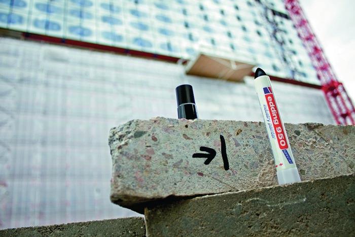 IndustriePastenmarker 950 Strichbreite 10 mm Rundspitze blau