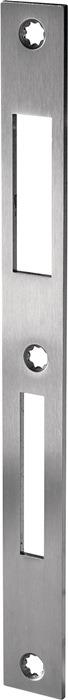 Schließblech S491 Breite 24 x Länge 243 mm käntig Edelstahl