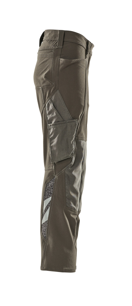 Damen-Passform PEARL Hose mit Knietaschen ACCELERATE Dunkelanthrazit 76C34