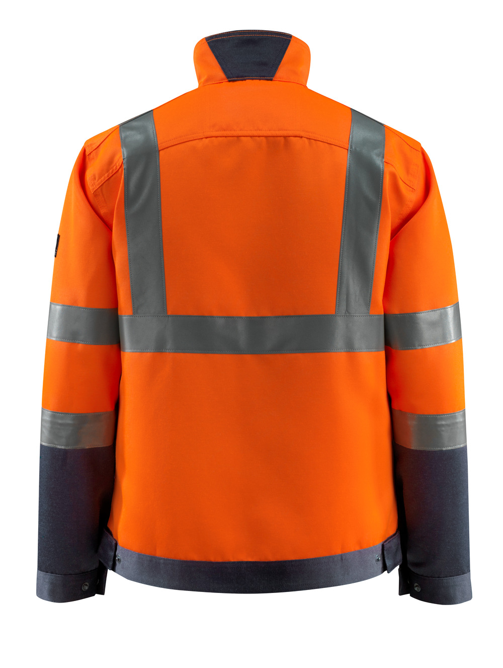 Jacke SAFE LIGHT Hi-vis Orange/Schwarzblau L