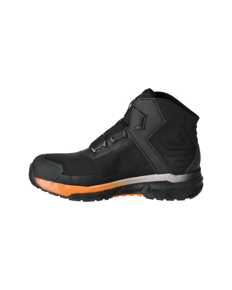 Sicherheitsstiefel FOOTWEAR CUSTOMIZED Schwarz/Hellorange 0838