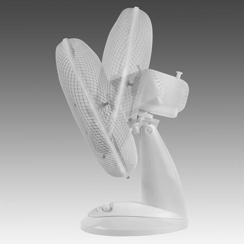Tischventilator H.555mm 220-240V 50 Hz 45 W Weiß EUROM
