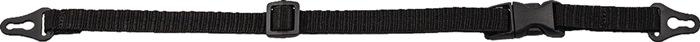 Textilkinnriemen KT passend für VOSS Schutzhelme Textilband, schwarz mit Schnellverschluss, 510 mm VOSS