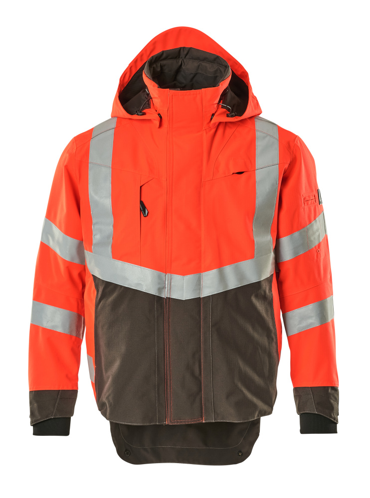 Hardshelljacke SAFE SUPREME Hi-vis Rot/Dunkelanthrazit 3XL