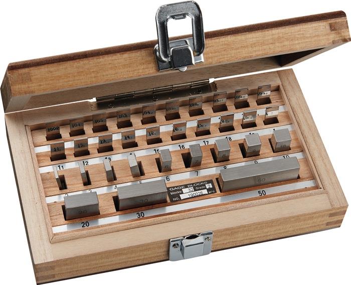 Parallelendmaß Satz 103 teilig 1 1 x 1,005/49 x 1,01 - 1,49/49 x 0,5 - 24,5/4 x 25 - 100