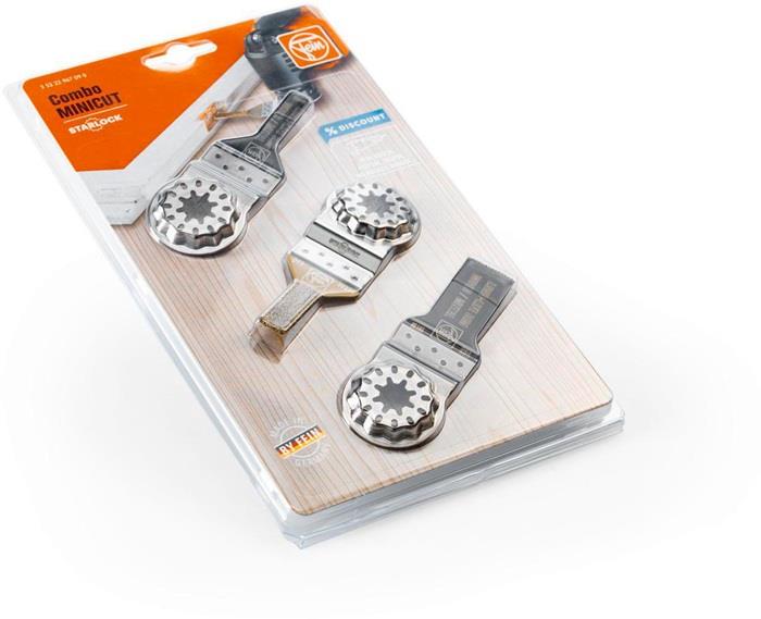 Säge- und Feilset 3-teilig Starlock FEIN