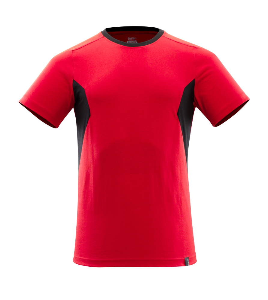 T-Shirt ACCELERATE Verkehrsrot/Schwarz S  ONE