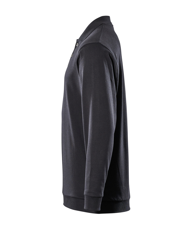 Polo-Sweatshirt CROSSOVER Schwarz L